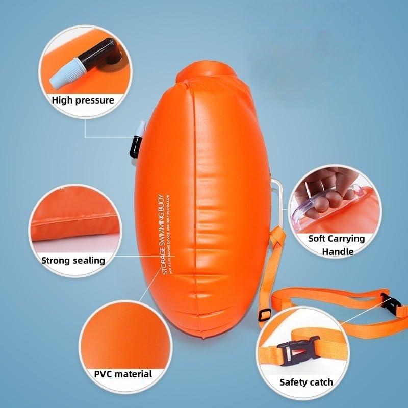 Shudyear Swim Buoy - Pull Buoy for Open Water,Lightweight and Brightly Colored - Image 4